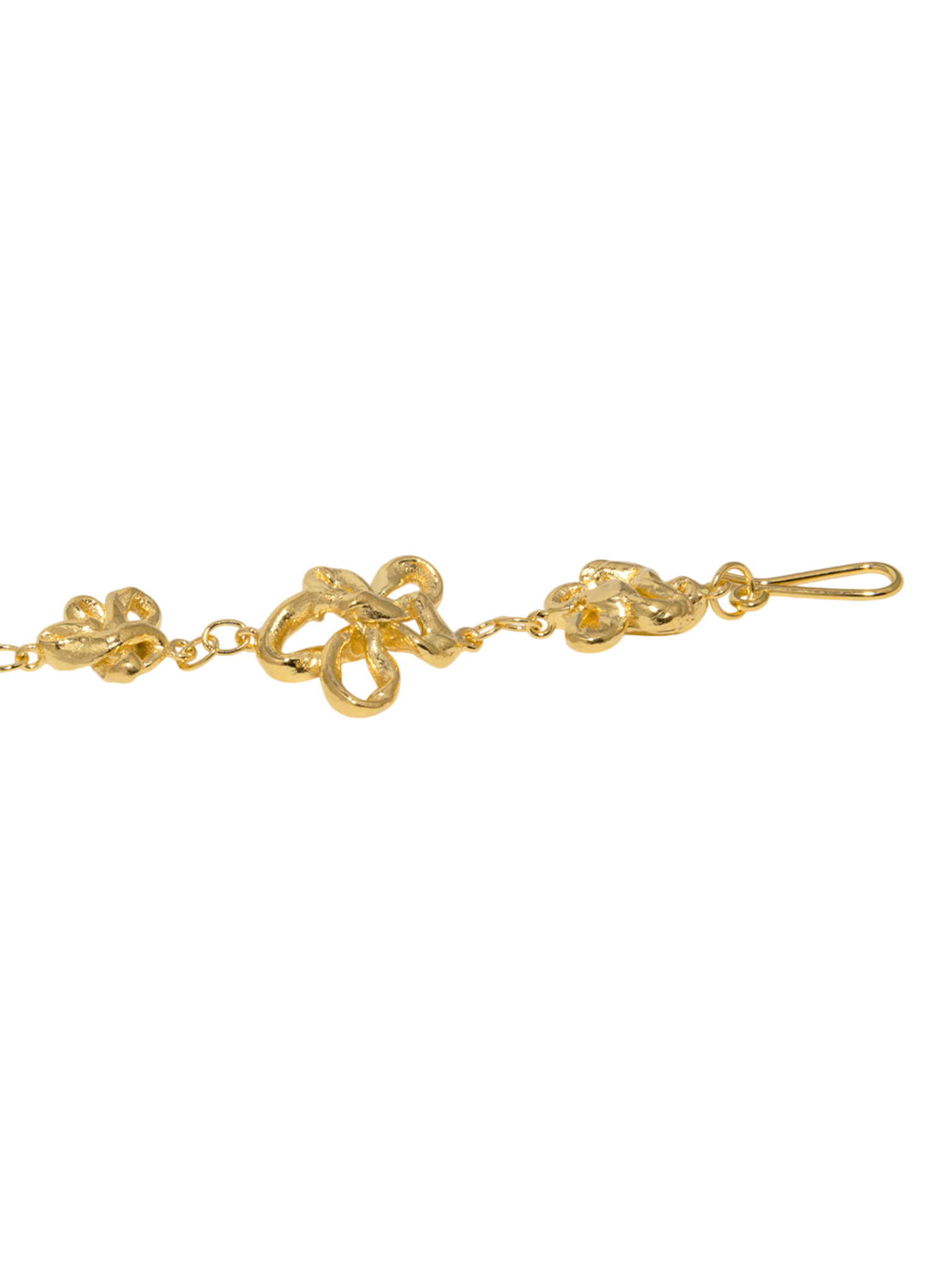 The past within the present - gold plated bracelet